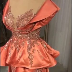 Satin Detachable Formal dress